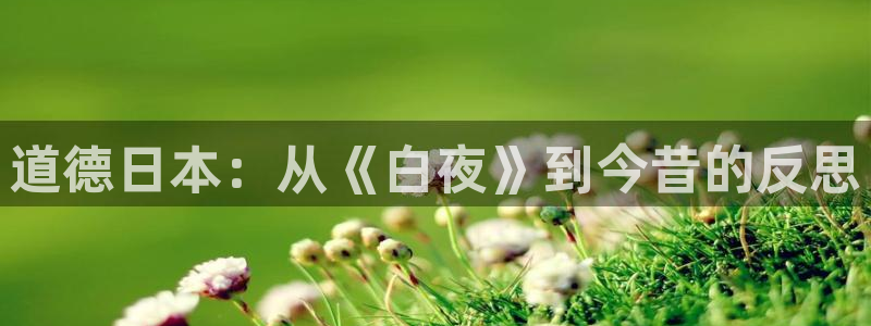 managereader漫画官网入口：道德日本：从《白夜》到今昔的反思