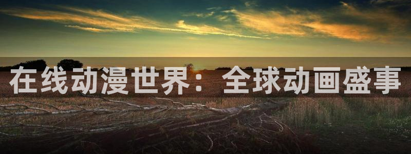 age动漫官网在线入口：在线动漫世界：全球动画盛事