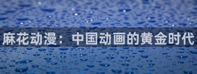 age动漫官网版入口：麻花动漫：中国动画的黄金时代